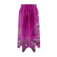 thumbnail image 4 of YUEJUIR Midi Skirts for Women Boho Skirts for Women Trendy Summer Flowy Floral Midi Skirts with Pockets Lightweight Drawstring High Waisted Skirts A Line Skirt Boho Skirt (Red,S), 4 of 4