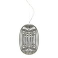 thumbnail image 2 of Pasargad Home Seraphina Contemporary Glass & Steel Pendant Light in Silver, 2 of 5