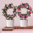 thumbnail image 5 of Dalrosia 2PCS Garden Trellis for Climbing Plants- Rust Free Vine Plant Metal Support Wire with Black Coating Decorative Potted Plants Climbing Holder Rack for Garden Stem Stalks Vines, 5 of 6