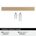 thumbnail image 4 of Amerock Augment 6-5/16 (160mm) Center-to-Center Champagne Bronze Cabinet Pull, 10 Pack, 4 of 4