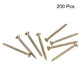 thumbnail image 3 of Uxcell M4 x 50mm Phillips Flat Head Carbon Steel Color Zinc Plated Wood Screws 200 Pack, 3 of 5