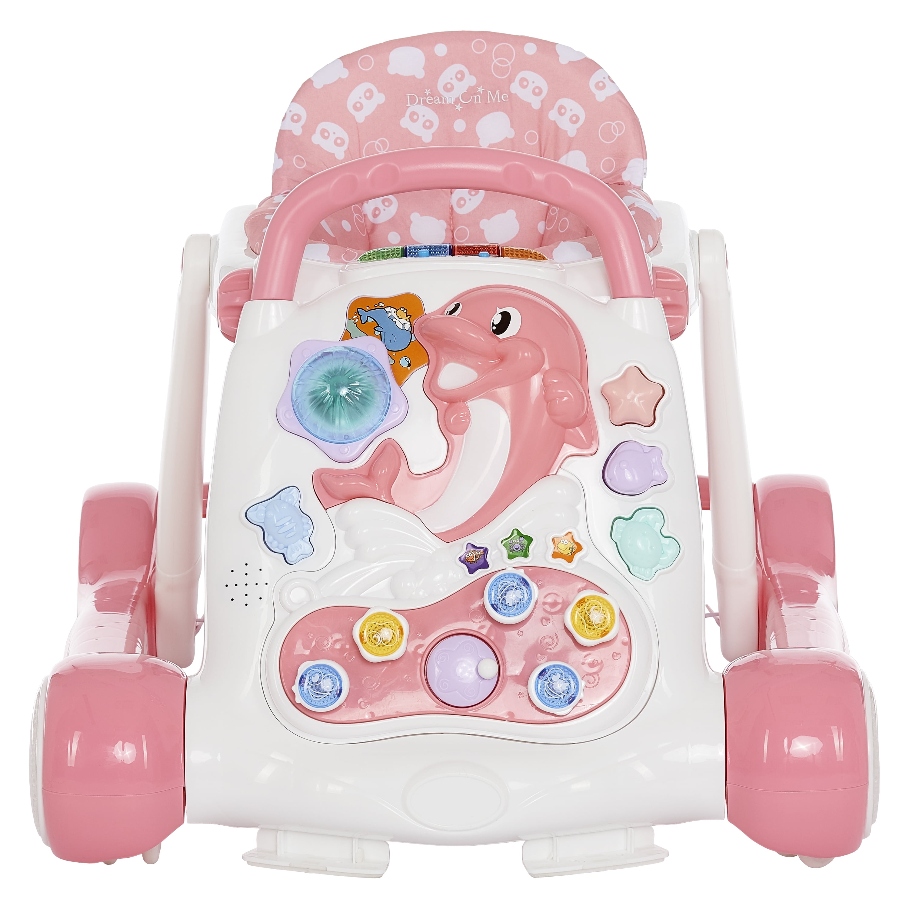 Dream on Me Splash Walker and Activity Center in Pink Cherry
