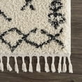 thumbnail image 5 of Hauteloom Godalming Living Room, Bedroom Area Rug - Bohemian/Global - Plush Pile - Charcoal, Beige - 8'10" x 12', 5 of 20