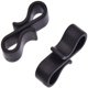 thumbnail image 5 of 50 unids negro plástico s-formado en forma de gutter clips de trabajo pesado ganchos colgando for la boda al aire libre asegurando luces cadena cadena gancho de luz, 5 of 6
