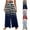 Blue pants for women, variant on ABPWLY Pants for Women Wide-Leg Pants for Women Casual Drawstring Elastic Waist Palazzo Pants Fashion Striped Print Trousers Women Pants