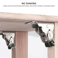 thumbnail image 6 of Folding Table Legs Hardware Adjustable Collapsible Workbench Support Bracket With Screws Furniture Fittings Hinge, 6 of 9