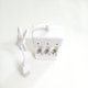 thumbnail image 3 of 5. ª 7. ª Batería Universal Blanca Una Tres Ranuras Interfaz USB Cargador de luz constante, 3 of 5