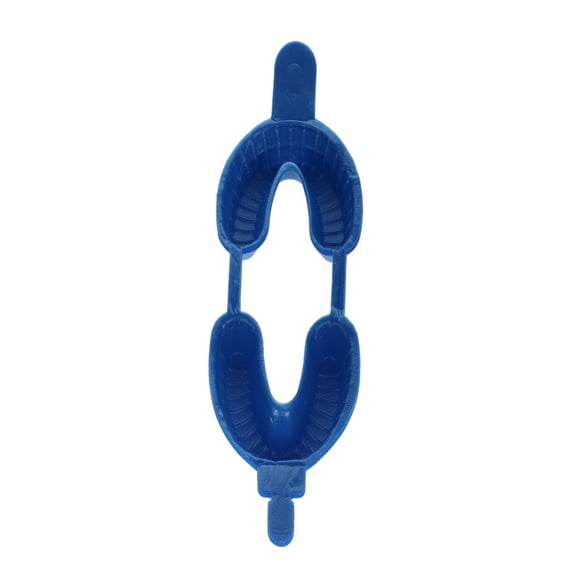 House Brand Dentistry 108110 Fluoride Trays Foam Dual Arch Large Blue 100/Pk