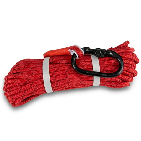 

Heavy Duty Double Braided 1/3” rope (65 or 100 ft) with Carabiner