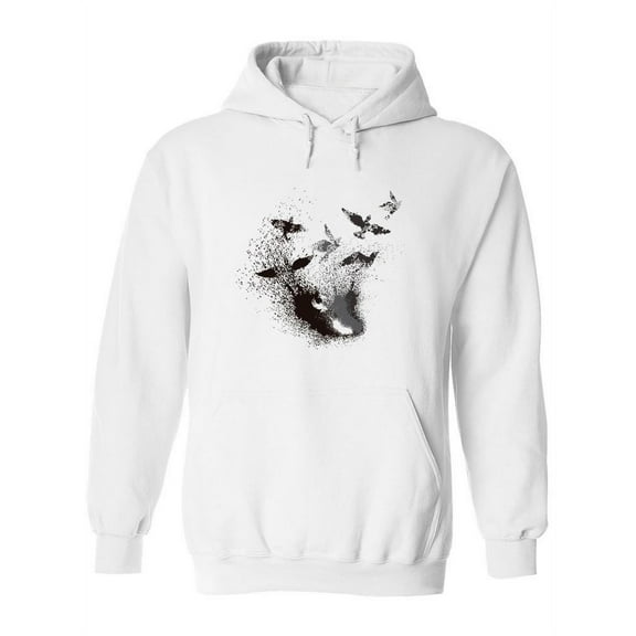 Bird Flock Hoodie Women -Image by Shutterstock, Female Small