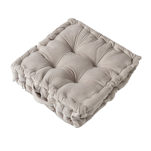 Naiovety Cojín cuadrado grueso para asiento, cojín para silla, sofá, alfombrilla para el suelo del hogar, barra de Color sólido, balcón, Type2 NO2