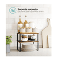 thumbnail image 3 of Juego De 2 Organizadores De Cocina De Madera Apilables, Multifuncionales Y Expandibles Belug Café, 3 of 5