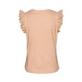 thumbnail image 5 of LASCANA Women's Ruffle Eyelet Sleeve Top Eyelet Detail, 5 of 6