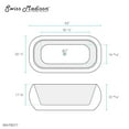 thumbnail image 5 of Plaisir 63" Freestanding Bathtub, 5 of 10