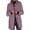 Purple, variant on Lovskoo Womens Winter Coats Single Breasted Pea Coat Tand Collar Casual Long Sleeve Casual Top Coat Trench Coat Overcoat Sky Blue