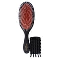 thumbnail image 2 of Mason Pearson Handy Nylon Brush - N3 Dark Ruby - 2 Pc Hair Brush and Cleaning Brush, 2 of 2