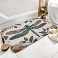 thumbnail image 5 of Bathroom Rug Bath Mat, Absorbent Non Slip Soft Microfiber Shaggy Plush Bath Rugs for Shower Dragonfly Print Boho Rug Welcome Mats Entryway Rug Doormats 19.7"x31.5", 5 of 8