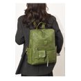 thumbnail image 3 of PRIYAL Leather Backpack Laptop Vintage Backpack Waterproof Flap Bookbag for Men Leather Travel Backpack for Men Casual Knapsack, 3 of 14