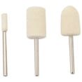 thumbnail image 3 of 20Pcs Wool Felt Mounted Mandrel Polishing Buffing Wheels Grinding Bits Grinder Head Polish Watch Jew, 3 of 5