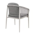 thumbnail image 5 of HomeStock Outdoor Patio 5-Piece Dining Set - Aluminum Frame with Gray Cushions, Water/UV Resistant, Includes Rectangular Table and 4 Chairs, Easy Assembly, 5 of 8