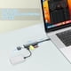 thumbnail image 3 of Lector de tarjetas SZHAIYIJIN USB 3.0 SD con dos puertos USB para iPhone, 3 of 6