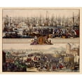 thumbnail image 2 of De Hooghe 23x20 Gold Ornate Wood Framed with Double Matting Museum Art Print Titled - William III Netherlands to England - DeHooghe, 2 of 4