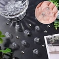 thumbnail image 4 of PH PandaHall 30 pcs 16mm Mini Empty Clear Glass Globe Bottles with Platinum Brass Bails Cap for Earring Pendant DIY Jewelry Making 16mm Glass Globe Platinum Cap-20 Sets, 4 of 7