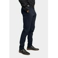 thumbnail image 3 of Victorious Men's Casual Slim Fit Stretch Chino Pants, Navy, 1-Pack, 3 of 6