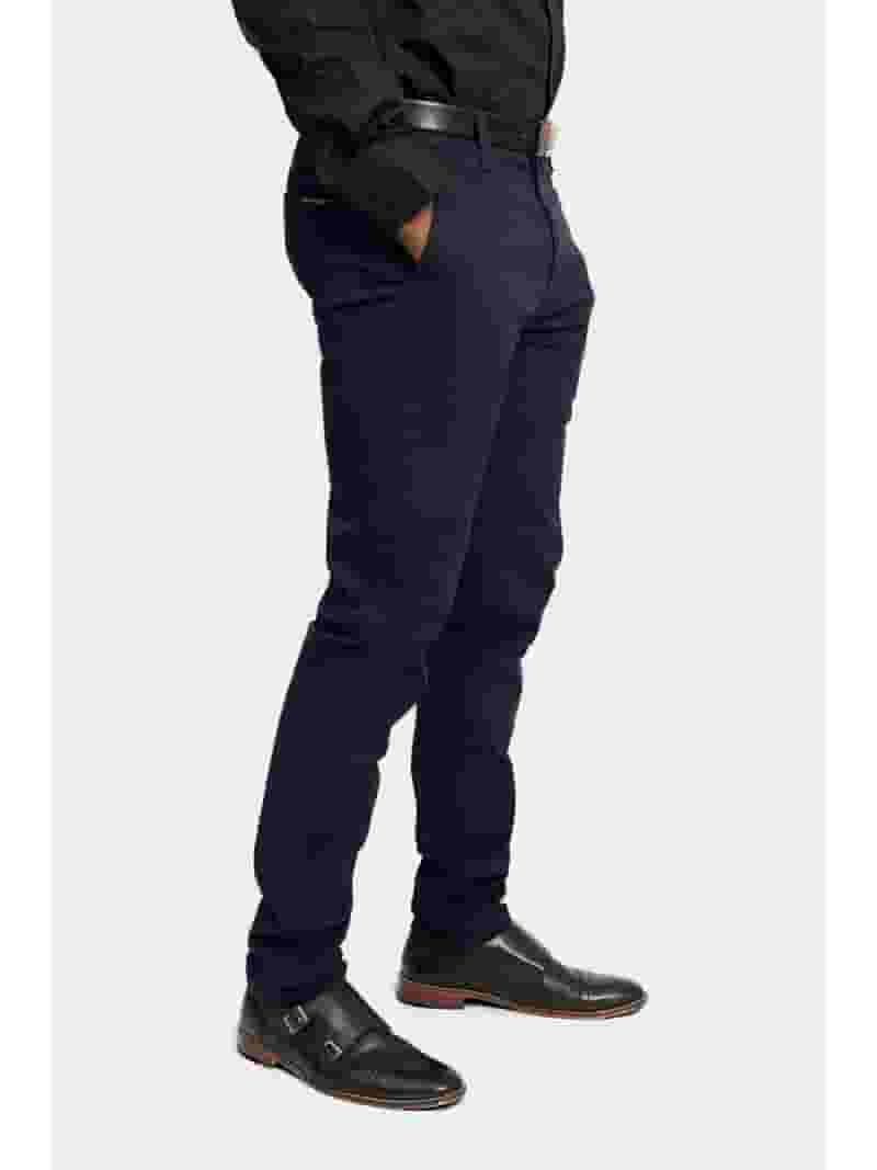 【再入荷】 Slim Men's Victorious Fit Fabric Stretch Pants, Chino Casual Clothing