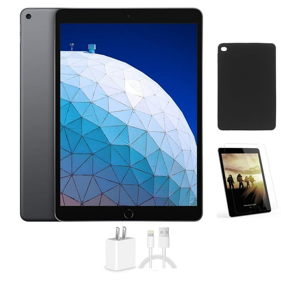 Refurbished Apple iPad Air 2 Space Gray, Wi-Fi Only, 16GB, 9.7-inch, Comes with Bundle: Case, Tempered Glass, Generic Charger (Refurbished)