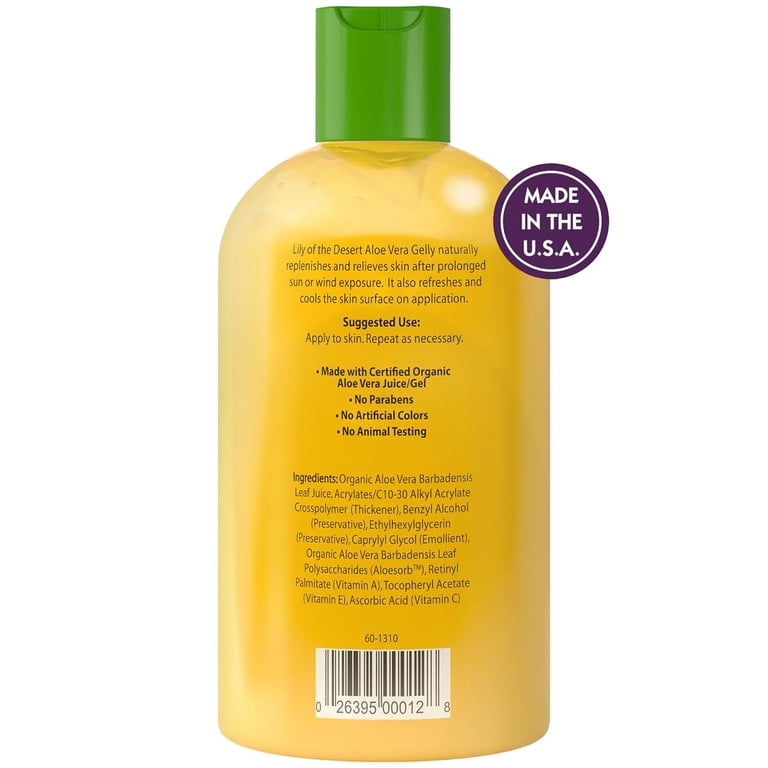 Lily Of The Desert Aloe Vera Gelly, 99% Organic with Vitamins photo 2