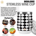 thumbnail image 6 of Biddlebee 12oz Insulated Stainless Steel Stemless Wine Tumbler, Desert Dreams, 6 of 10