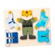thumbnail image 5 of Juego de rompecabezas de madera para vestir, juguetes educativos con forma de animal, juguetes Montessori para 1 y 2 tigre, 5 of 9