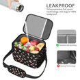 thumbnail image 4 of Lunch Box Pioneer Flower Floral Print Pattern Insulated Lunch Bag for Women Men,Medium Leakproof Lunchbox Cooler Bag Adjustable Strap,10 X 6.7 X 8 Inches, 4 of 6