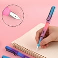 thumbnail image 2 of Piston-filled Fountain Pen Gradient Color Design Refillable Fine Medium Nibs for Ideal for Students Writing Practing, 2 of 19