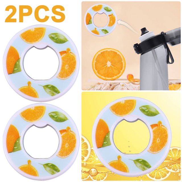 JShteea Air Flavor Pods Drink More Botella Copa Fragancia Anillo 0 Azúcar (naranja)