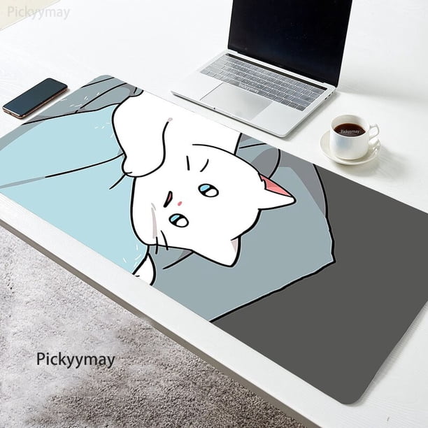 Alfombrilla de ratón de dibujos animados para Gamer, alfombra de escritorio de 90x40cm, de goma Kawaii, XXL, accesorios de ordenador LIUWENJING unisex