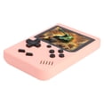 thumbnail image 4 of Consola De Juego Consola de juegos de bolsillo para 500 juegos, reproductor de juegos portátil para niños y adultos (rosa), 4 of 7