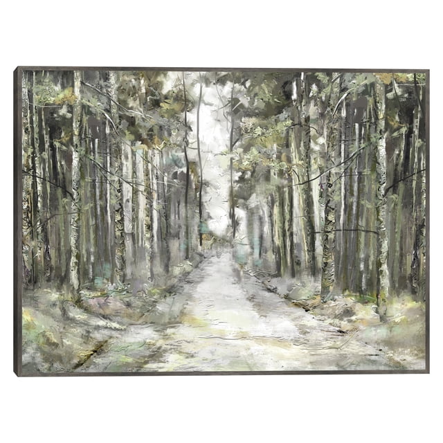 Cuadro Decorativo - camino perfecto primavera Jr Impresión en canvas, estrechado