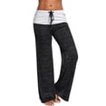 thumbnail image 2 of Pantalones Pantalones deportivos sueltos Mujer Pantalones Leggings de yoga informales de tiro alto, Negro, L Sweethay AP002116-18, 2 of 5