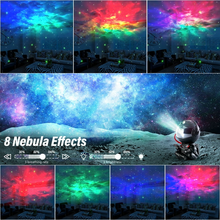 Astronaut Galaxy Projector Lamp, LED Starry Sky Space Night Light