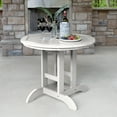 thumbnail image 2 of Highwood's 36" Round Dining Table - Dining Height, Outdoor, Eco-friendly, Synthetic Wood, 2 of 4