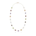 thumbnail image 3 of Ross-Simons 13.80 ct. t.w. Bezel-Set Multi-Gemstone Station Necklace in 14kt Yellow Gold, Women's, Adult, 3 of 5