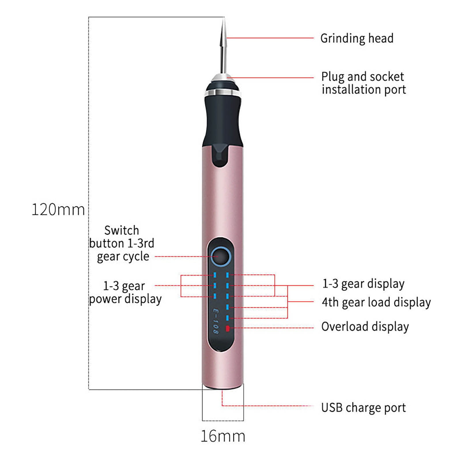 COM1950s Engraving Pen Made for Diyers