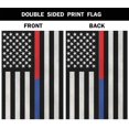 thumbnail image 3 of Thin Blue Line Red Line Garden Flag Small Vertical Double Sided 12.5 x 18 Inch Police Fire Honor Law Enforcement Flag Burlap Yard Outdoor Decor, 3 of 6