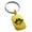 Gold, variant on Stainless Steel Buccaneer Privateer Pirate Engraved Small Rectangle Dog Tag Charm Keychain Keyring