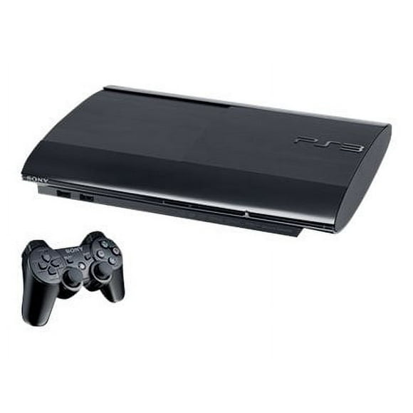Black Sony PlayStation 3 Slim 120GB Console (CECH-2001A)