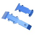 thumbnail image 5 of RC Car Skid Plate Front and Rear RC Car Aluminum Skid Plate for 1/16 Blue, 5 of 8