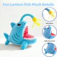 thumbnail image 2 of Lanternfish Plush Toy Soft Cute Marine Animal Image Anglerfish Stuffed Animal Toy Game Plush Toys Gift, 2 of 5