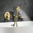 thumbnail image 4 of Rainlex One-Handle 1-Spray Setting Brushed Gold Bathtub Shower Faucet, 4 of 11